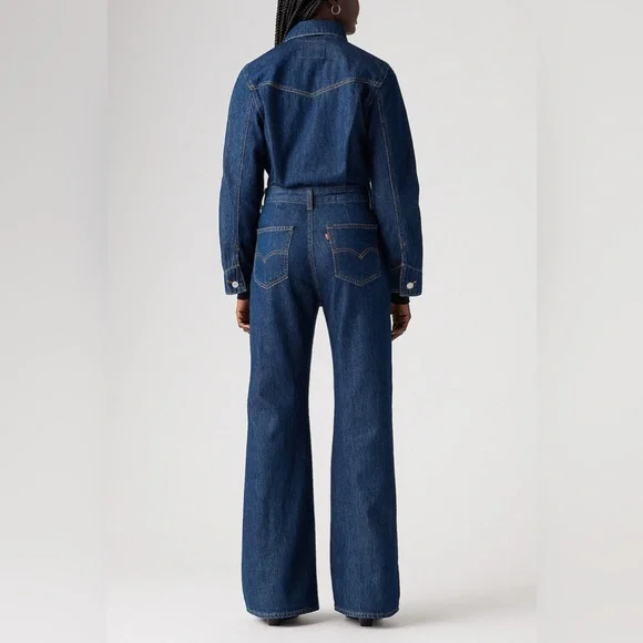 Levi’s Western Jumpsuit - Let’s Get Lost - Rigid Denim | 28 - Picture 3 of 7